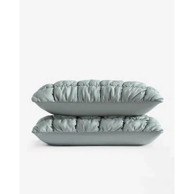 Sunday Citizen Silky Lyocell Puff Sham Set In White