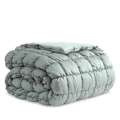 Sunday Citizen Silky Puff Comforter, Queen In Green
