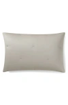 Sunday Citizen Silky Stitch Set Of 2 Pillow Shams In Gray