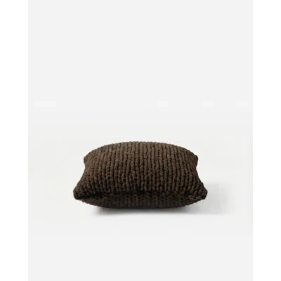 Sunday Citizen Snug Chunky Knit Throw Pillow In Off White