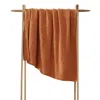 Sunday Citizen Snug Lap Throw Blanket In Masala Orange
