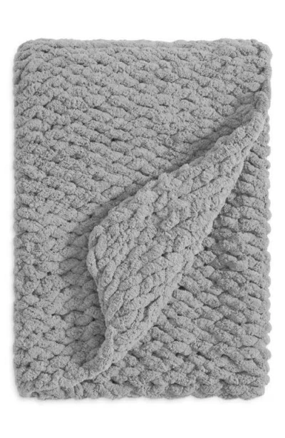 Sunday Citizen Snug Loose Knit Throw In Gray