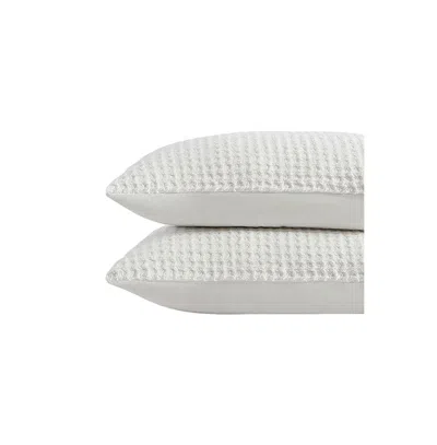 Sunday Citizen Snug Plus Waffle Viscose From Bamboo Sham Set, King In White