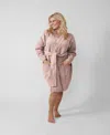 Sunday Citizen Snug Ribbed Cardigan Robe In Rose