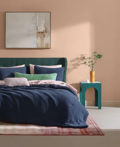 Sunday Citizen Snug Stitch Comforter, Full/queen In Midnight