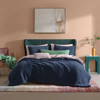 Sunday Citizen Snug Stitch Comforter, Queen In Midnight