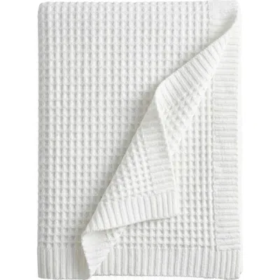 Sunday Citizen Snug Waffle Knit Throw In White