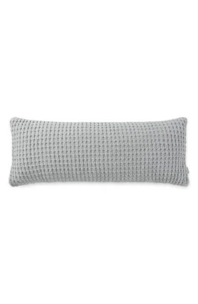 Sunday Citizen Snug Waffle Lumbar Pillow In Gray