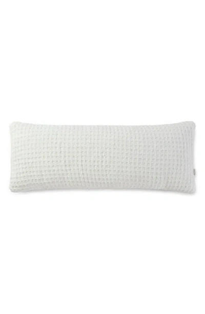 Sunday Citizen Snug Waffle Lumbar Pillow In White