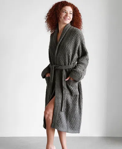 Sunday Citizen Snug Waffle Robe In Granite
