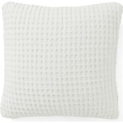 Sunday Citizen Snug Waffle Throw Pillow In White
