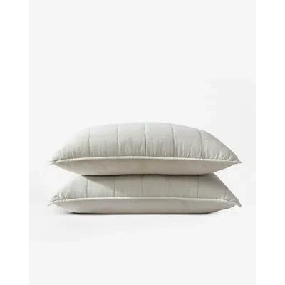 Sunday Citizen Stonewashed Lyocell Viscose Blend Pillow Sham In Bone