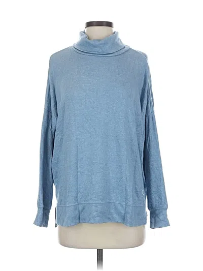 Pre-owned Sunday Citizen Turtleneck Sweater In Blue