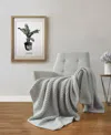 Sunday Citizen Waffle Snug Throw, 52" X 75" In Cloud Gray