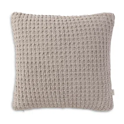 Sunday Citizen Snug Waffle Throw Pillow In Taupe