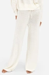 Sunday Citizen Wide Leg Knit Pants In White