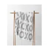 Sunday Citizen Xoxo Throw, 52" X 75" In Cloud Gray