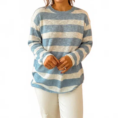 Sunday Edition Alicia Sweater Top In Blue
