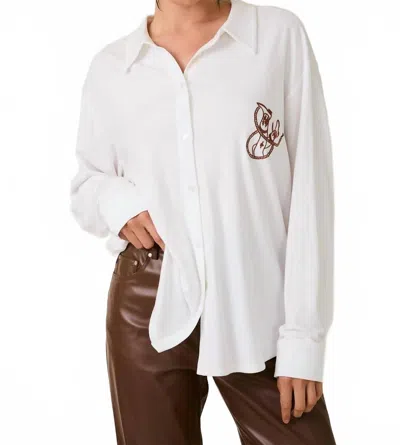 Sunday Edition Cowboy Shirt In White