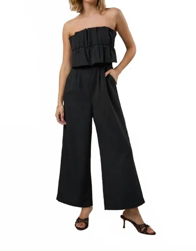 Sunday Edition Ruffle Bodice Jumpsuit In Black