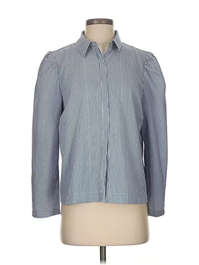 Pre-owned Sunday In Brooklyn 3/4 Sleeve Blouse In Blue