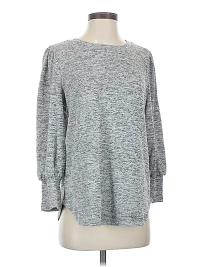 Pre-owned Sunday In Brooklyn 3/4 Sleeve T-shirt In Gray