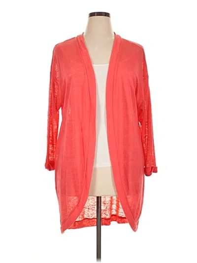Pre-owned Sunday In Brooklyn Cardigan Sweater In Orange