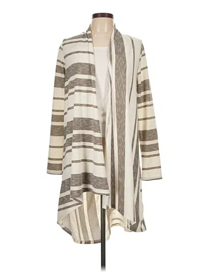 Pre-owned Sunday In Brooklyn Cardigan Sweater In Tan