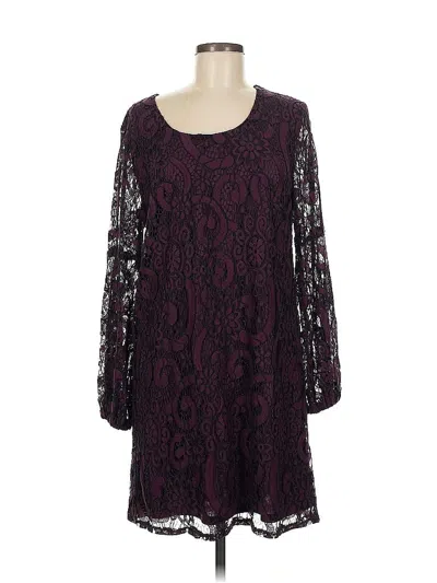 Pre-owned Sunday In Brooklyn Casual Dress In Burgundy