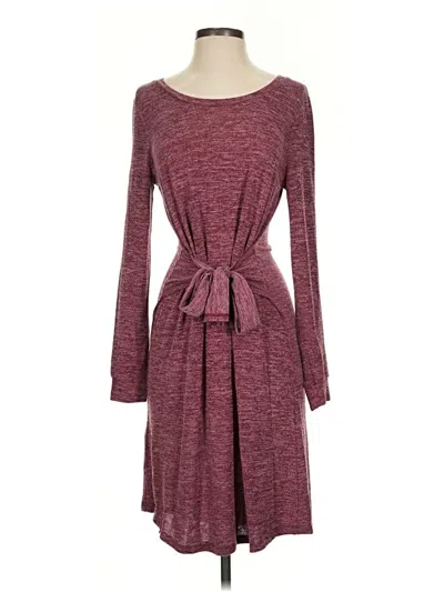 Pre-owned Sunday In Brooklyn Casual Dress In Burgundy