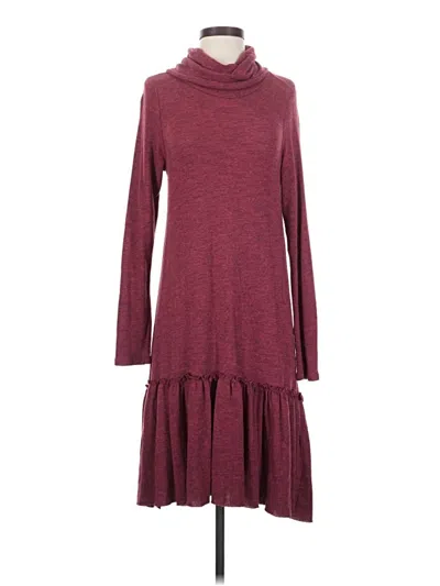 Pre-owned Sunday In Brooklyn Casual Dress In Burgundy