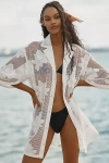 Sunday In Brooklyn Cutwork Buttondown Blouse In White