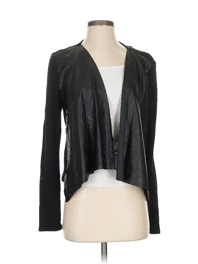Pre-owned Sunday In Brooklyn Faux Leather Jacket In Black