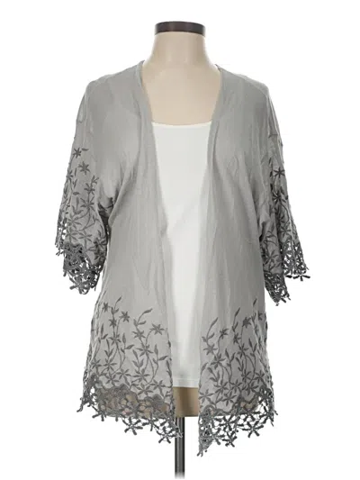 Pre-owned Sunday In Brooklyn Kimono In Gray