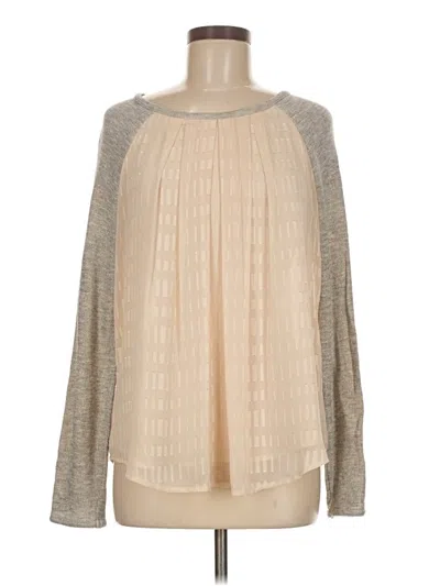 Pre-owned Sunday In Brooklyn Long Sleeve Blouse In Ivory