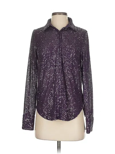 Pre-owned Sunday In Brooklyn Long Sleeve Blouse In Purple