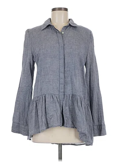 Pre-owned Sunday In Brooklyn Long Sleeve Button Down Shirt In Gray