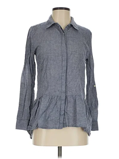 Pre-owned Sunday In Brooklyn Long Sleeve Button Down Shirt In Gray