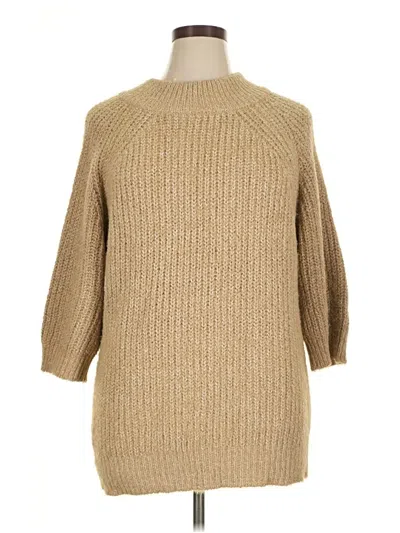 Pre-owned Sunday In Brooklyn Pullover Sweater In Brown