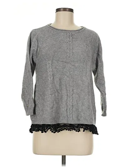 Pre-owned Sunday In Brooklyn Pullover Sweater In Gray