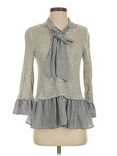 Pre-owned Sunday In Brooklyn Pullover Sweater In Gray