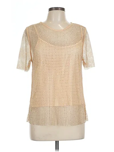 Pre-owned Sunday In Brooklyn Short Sleeve Blouse In Ivory