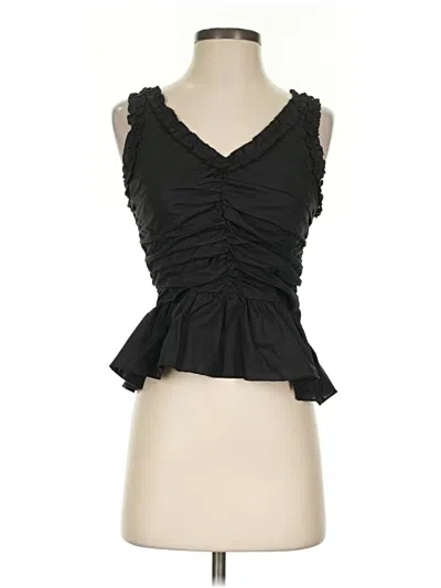 Pre-owned Sunday In Brooklyn Sleeveless Blouse In Black