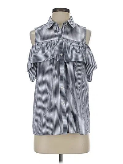 Pre-owned Sunday In Brooklyn Sleeveless Blouse In Blue