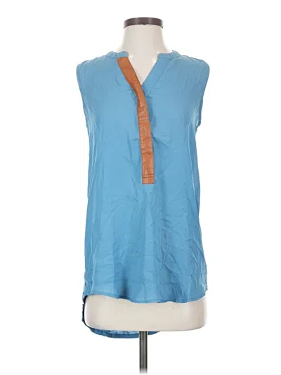 Pre-owned Sunday In Brooklyn Sleeveless Blouse In Blue