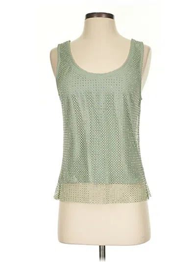 Pre-owned Sunday In Brooklyn Sleeveless Blouse In Green