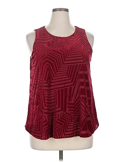 Pre-owned Sunday In Brooklyn Sleeveless Blouse In Red