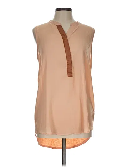 Pre-owned Sunday In Brooklyn Sleeveless Blouse In Tan
