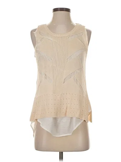 Pre-owned Sunday In Brooklyn Sleeveless Blouse In White