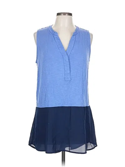 Pre-owned Sunday In Brooklyn Sleeveless T-shirt In Blue